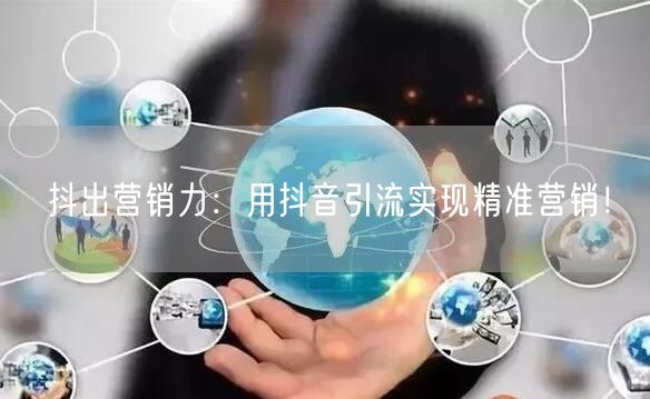 抖出营销力：用抖音引流实现精准营销！