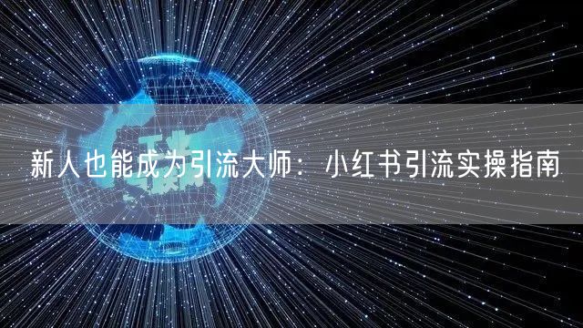 新人也能成为引流大师：小红书引流实操指南