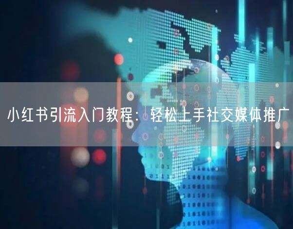 小红书引流入门教程：轻松上手社交媒体推广